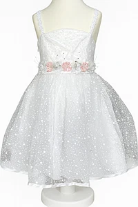 Taufkleid Taufe Blumenmädchenkleid  Gr. 92 98 Mädchenkleid Festkleid weiß - Bild 1 von 2