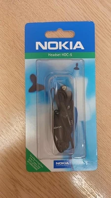 Nokia Headset HDC-5 - brand new & sealed | Ear Phones Remote 3210 8210 8850 - Image 1 of 2