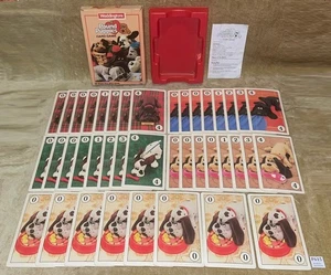 WADDINGTONS POUND PUPPIES CARD GAME (GIANT SIZE CARDS) COMPLETE 1986 RARE RETRO - Picture 1 of 12