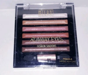 Milani Runway Eyes Fashion Shadows #01 DESIGNER BROWNS  NEW SEALED  - Picture 1 of 3