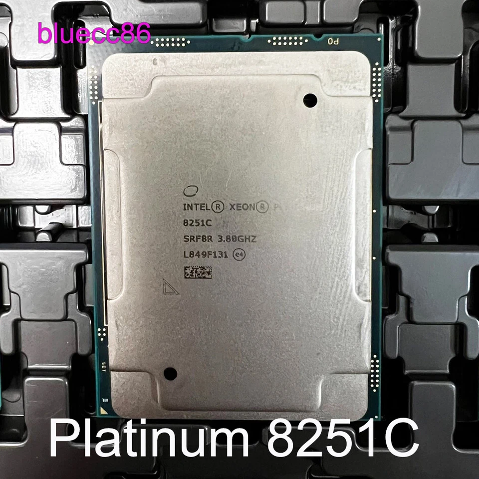 Intel Xeon Platinum 8251C LGA3647 SRF8R 12C/24T 3.8GHz 240W CPU Processor - Image 1 of 1
