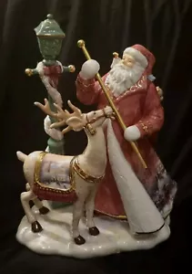 Thomas Kinkade Victorian Christmas II Bradford Editions Illuminated Santa... - Picture 1 of 7