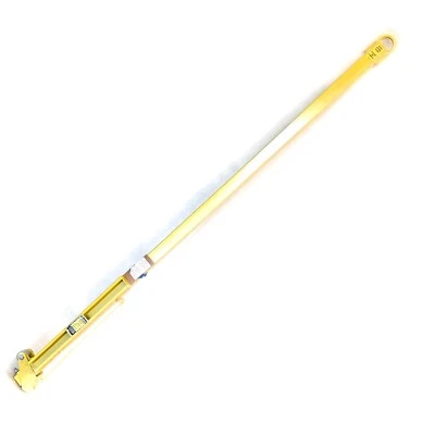 Bilco LadderUP LU-1 Steel Safety Post Attachment to Ladder Rungs, Yellow Coated