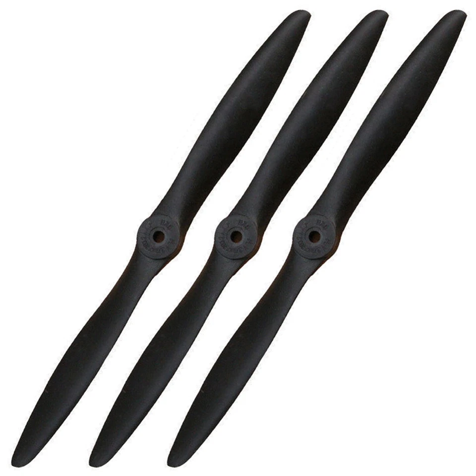 XOAR PJG 11x5 RC Model Airplane Propeller 11 Inch Nylon Nitro Glow Prop (3-Pack) - Image 1 of 1