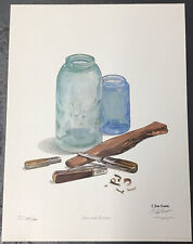 C. Don Ensor Art Print “Jars and Knives” Limited Edition Signed (W)
