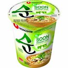 Nongshim Soon Veggie Cup Instand Ramen Noodle Soup 67g (Pack of 6)