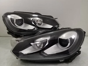 HELLA VOLKSWAGEN GOLF HID MK6 5K2 TSI XENON Headlights Headlamps Head Light Lamp - Picture 1 of 24