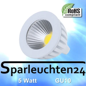 Lampada LED 5W MR16 COB bianca lampadina faretto WW 2800K - Foto 1 di 6