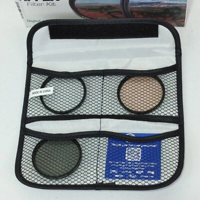 Tiffen 58mm Photo Essentials Filter Kit 58TPK1 Made In USA - Image 1 of 4