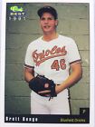 1991 Bluefield Orioles-Classic BEST Minor League Baseball Card-Brett Benge