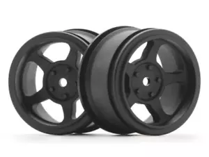HPI 1/10 Vintage TA2 Räder 31 mm breit 6 mm Offset (2 Stück) - SCHWARZ - #160337 - Bild 1 von 2