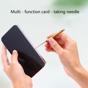 Anti-Lost Card Pin Needle Key Tool Phone Ejecting Pin Ejection Pin Keyring