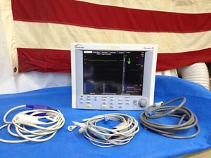 Datascope Passport II Patient Care Monitor with Accessory Cables - Picture 1 of 10