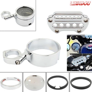 For Harley Sportster 95-15 Speedometer Gauge Relocation Kit Indicator Clamp Kit - Bild 1 von 13