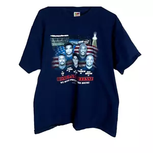 Homeland Defense New England Patriots Tedy Bruschi Ty Law (XL) T-Shirt - Picture 1 of 5