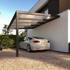 Carport Pergola adossée Aluminium toit Polycarbonate 5x3.5m Pratt & Söhne