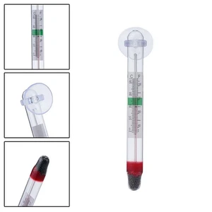 Fish Tank Tropical Aquarium Thermometer Floating Tempered EasyRead₪ Glass M3C7 - Picture 1 of 8