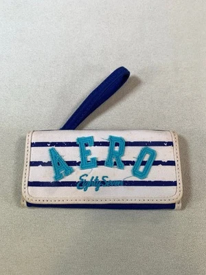 Cartera Aeropostale Chequera Aero y2k Azul Foto 1 de 4