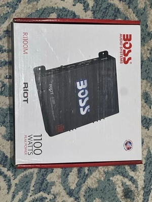 Boss Audio Systems Riot R1100M Single Channel Car Amplifier - Black - Image 1 of 2