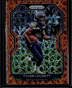 2020 Panini Prizm TYLER LOCKETT Orange Lazer #293 Seattle Seahawks - Picture 1 of 2