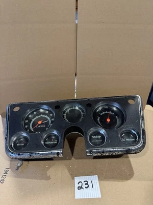 Tablero calibre camioneta Chevy GMC 67-72 con advertencia de velocidad  Foto 1 de 4