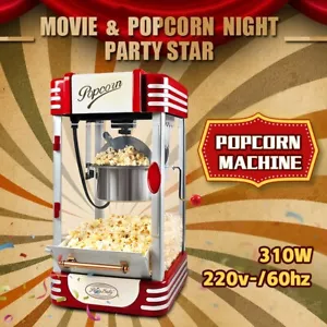 Popcorn Machine Commercial Microwave Electric Fully Automatic Classic Style - Picture 1 of 10