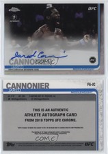 2019 Topps Chrome UFC Fighter Auto Jared Cannonier #FA-JC Auto