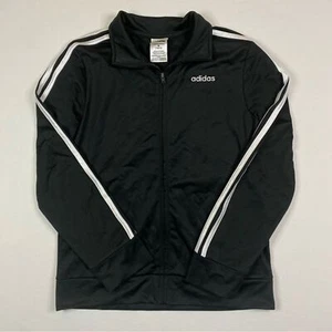 Adidas Track Jacket Girl’s Medium Active Zip Up Classic 3 Stripes Embroidered - Picture 1 of 8