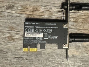 Mercusys AXE5400 Tri-Band Wi-Fi 6E Bluetooth 5.2 PCIe Adapter WPA3 by TP-Link - Picture 1 of 2