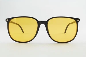 Authentic Vintage Yves Saint Laurent YSL 5012 Y505 Black 55mm Yellow Sunglasses - Picture 1 of 5