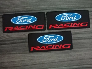3 pcs FORD Racing Car Size 4.4 x 1.9 inch Patch Iron on Embroidered or Sew on - Picture 1 of 6