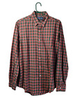Pre-Owned Ralph Lauren Custom Fit Plaid Men's Dress Shirt Size Medium #1245