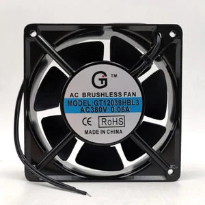 1 pcs GT12038HSL3BL3 AC 380V 0.06A axial fan 12CM AC fan - Picture 1 of 5