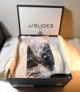 NEW J/SLIDES NYC WYONA BLACK SUEDE WP PLATFORM FASHION SNEAKER SIZE 6 - Picture 1 of 4