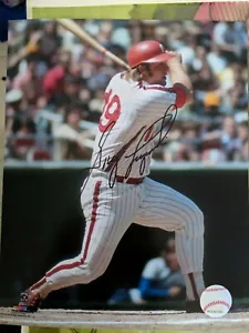 Foto 8X10 firmada por Greg Luzinski Philadelphia Phillies con licencia - Imagen 1 de 1
