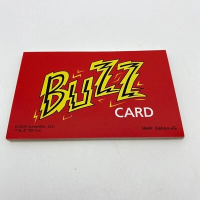 The Simpsons Scene It Buzz Cards Replacement 2009 Parts Pieces Mattel Screenlife - Image 1 of 3