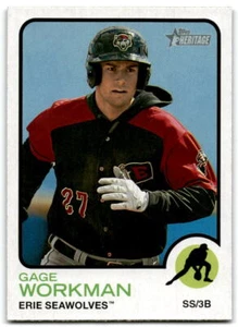 2022 Gage Workman Topps Heritage Minor League Rookie - Picture 1 of 2