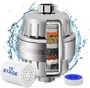 15Level shower head filter purifier with filter suitable for hard water softener - Picture 1 of 7
