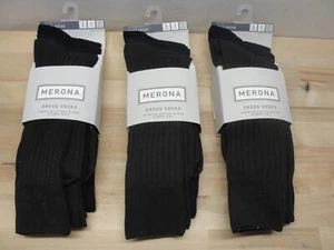 NEU 3ER PACK MERONA VERSCHIEDENE FARBEN ANZUGSOCKEN FÜR HERREN 15 PAAR GESAMTGRÖSSE 6-12 - Bild 1 von 2