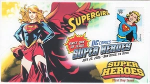 AO-4084i-1, 2006, DC Comics Super Heroes, Supergirl, FDC, Add-on Cachet. Digital - Picture 1 of 1