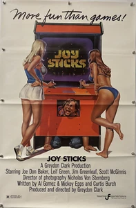 JOY STICKS Original One Sheet Movie Poster - 1983 - VERY RARE! - Picture 1 of 10