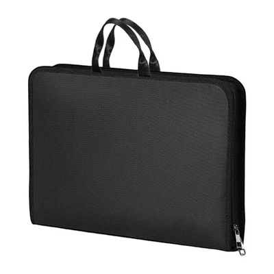 File Organizer Expanding File Folder Multipurpose Fireproof with Handle Document - Image 1 of 4