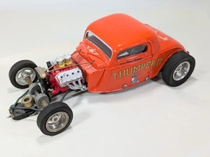Ford Hot Rod 33/34 monograma 1/24 vintage años 60 - chasis dinámico - Revell Cox - Imagen 1 de 8