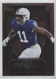 2021 MATTE Blaster Box Silver Foil - Orange Micah Parsons Rookie RC Shield - Picture 1 of 3