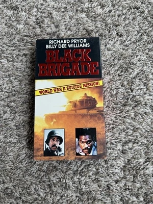 Black Brigade (1970) VHS – Billy Dee Williams, Richard Pryor – Rare Cult Classic Foto 1 de 4