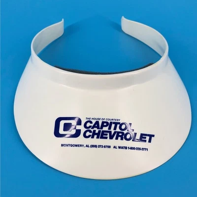 Parasol de plástico duro años 90 Capitol Chevrolet años 90 vintage  Foto 1 de 4