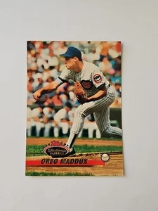 1993 Topps Stadium Club Greg Maddux #2 Baseball Card Chicago Cubs HOF - Picture 1 of 2