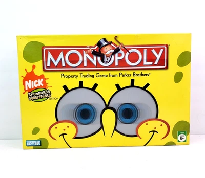 Monopoly Nickelodeon Bob Esponja Pantalones Cuadrados Edición Juego Repuesto *SOLO CAJA* Foto 1 de 4