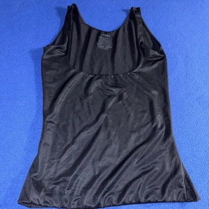 Spanx Tank Top U-Ausschnitt Schlankmacher Camisole Shapewear Medium Schwarz - Bild 1 von 4