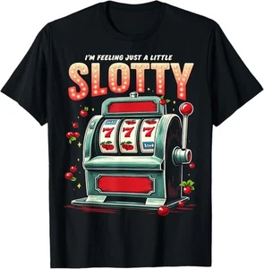 ¡MÁS POPULAR! Camiseta Feeling Slotty Funny Slot Machine Casino S-3XL - Imagen 1 de 1